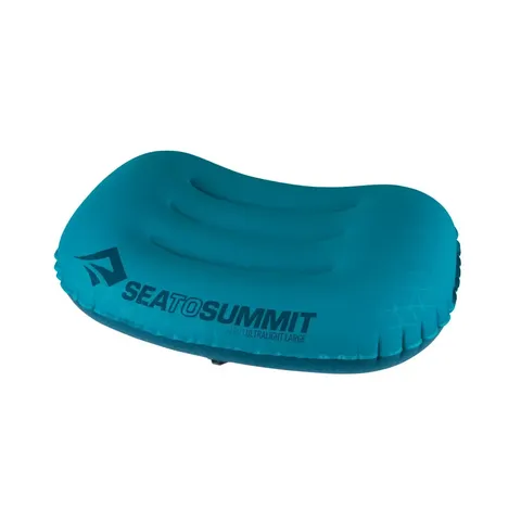 Синя надувна подушка Aeros Ultralight Pillow 12х36х26см — фото 6