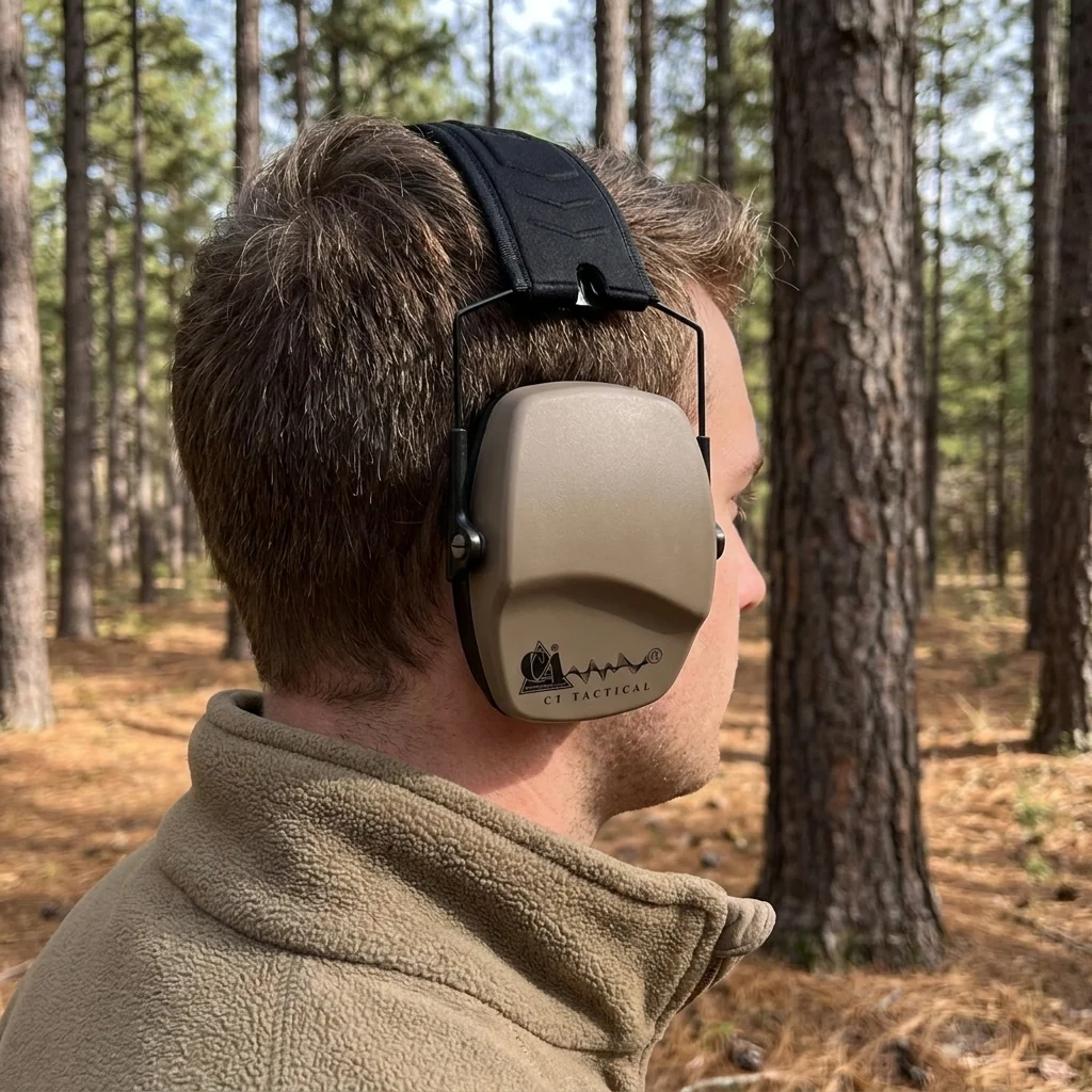 Пасивні навушники з шумозаглушенням C4 Tactical (SNR=28dB) - койот