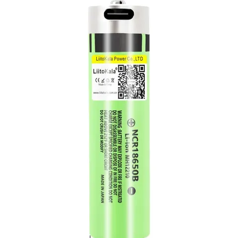 Акумулятор LiitoKala Lii-USB-34B 18650 3400mah — фото 2