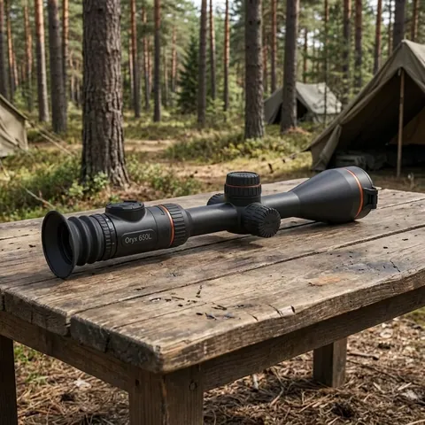 Тепловізійний приціл ThermTec Oryx 640 LRF (NETD ≤15 мК, 50 мм, 2600 м, AMOLED, лазерний далекомір 1200 м)