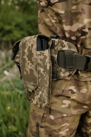 Підсумок під 2 магазина KIBORG GU Double Mag Pouch Піксель — фото 11