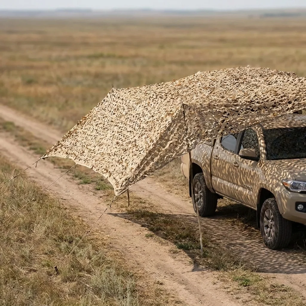 Маскувальна сітка Militex для окопів та бліндажів Дубове листя 8х10м (площа 80 кв.м.)