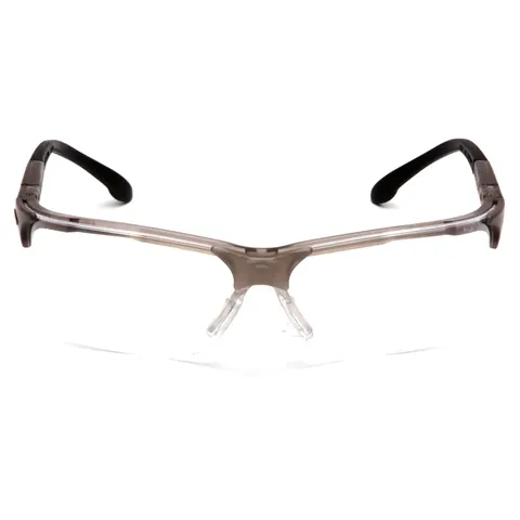 Окуляри захисні Pyramex Rendezvous Crystal Gray (clear) Anti-Fog, прозорі в сірій напівпрозорій оправі, Прозорий — фото 4