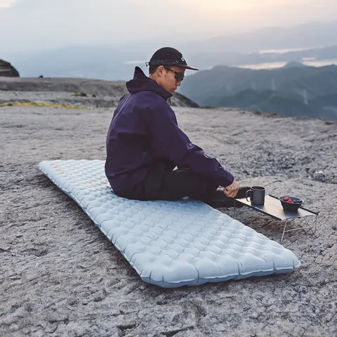 Матрац надувний одномісний UL Naturehike CNK2450WS012, 196*64, коричневий — фото 5