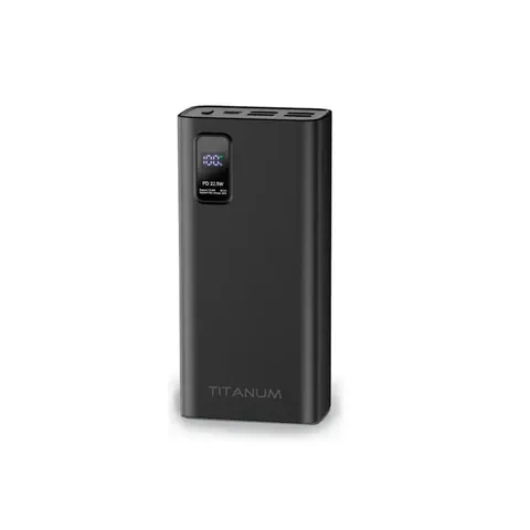 Повербанк TITANUM 728S 30000mAh 22.5W Black — фото 3