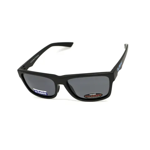 Окуляри поляризаційні BluWater Buoyant-3 Polarized (gray) сірі, Чорний — фото 2