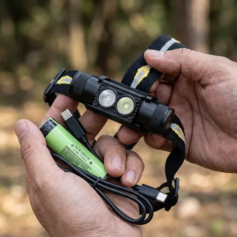Налобний ліхтар Sofirn H25LR із синім світлом 800лм USB-C (акумулятор 18650 на 2200мАч) — фото 3