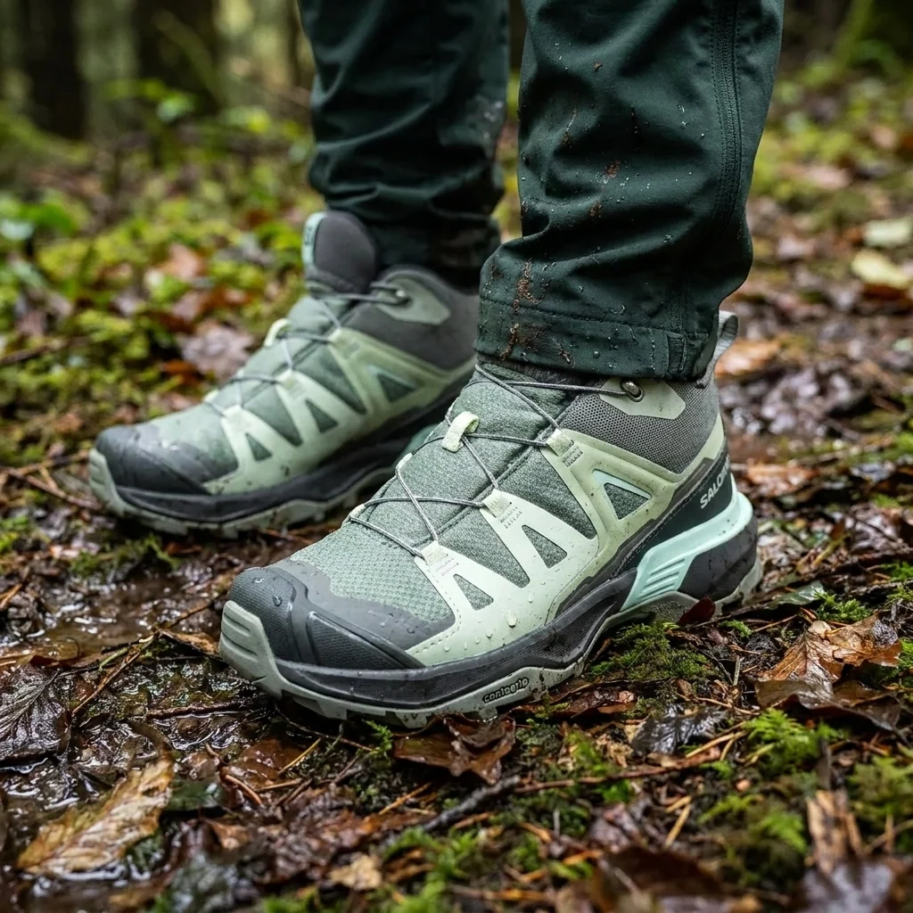 Жіночі кросівки Salomon X ULTRA 360 для міста та активного руху Зелений/Сірий