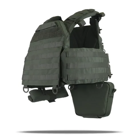 Комплект плитоноска Kiborg GU Gen.2 + 6 підсумків Хакі — фото 7
