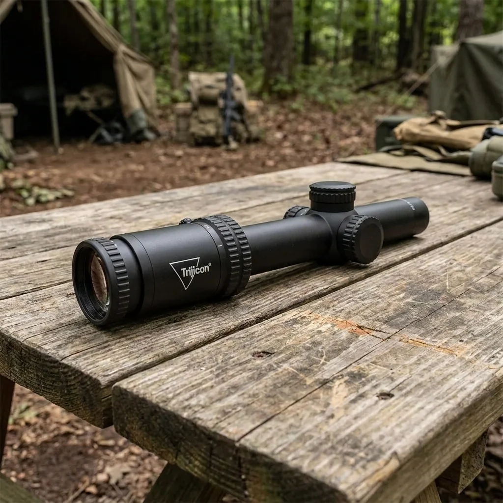 Приціл оптичний Trijicon Credo 1-6x24 MRAD Segmented Circle FFP Red