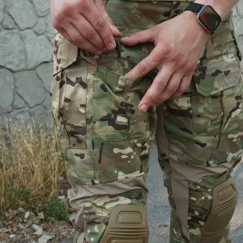 Штани Han-Wild G3 Multicam з наколінниками | Регулювання + посилення | Для полігону й тактики — фото 8