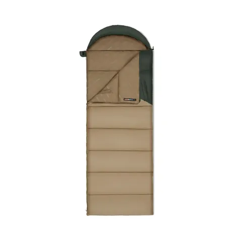 Спальник з капюшоном Naturehike Sunny Day PL02 U250 CNK2550WS028, (8,5°C), правий, коричнево-зелений — фото 2