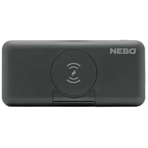 Повербанк Nebo 10K Powerbank w/ Kickstand & wWreless Charging, 10 000 mAh (NB NEB-PBK-0010-G) — фото 3