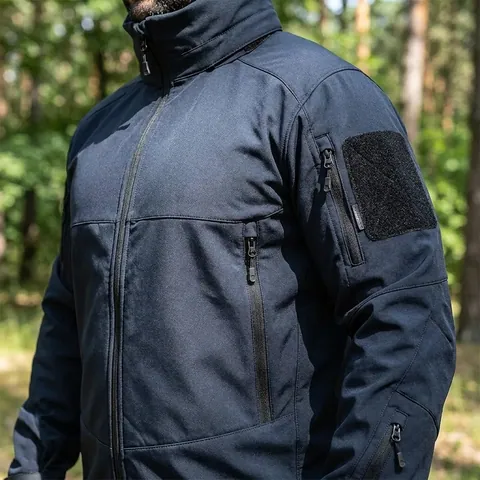 Трьохшарова темно-синя куртка Phantom System з матеріалу SoftShell (7292XXXL) — фото 3