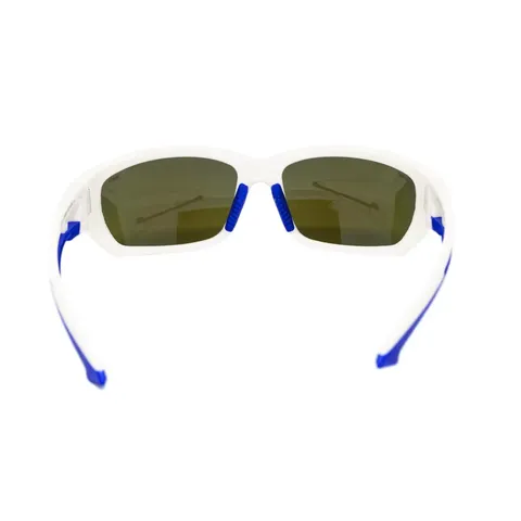 Захисні окуляри з поляризацією BluWater Seaside White Polarized (G-Tech™ blue), дзеркальні сині, Білий — фото 6