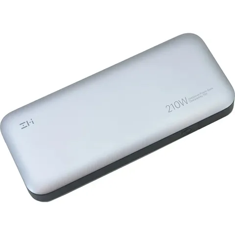 Зовнішній портативний акумулятор ZMI Model 25000mAh Silver 210W — фото 3