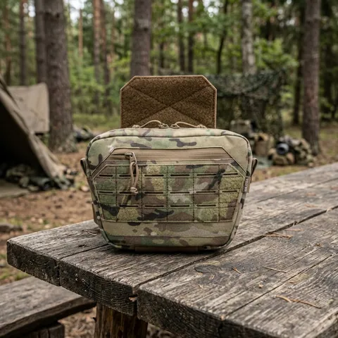 Сумка-напашник M Militex Cordura original USA Мультикам з NIR-просоченням