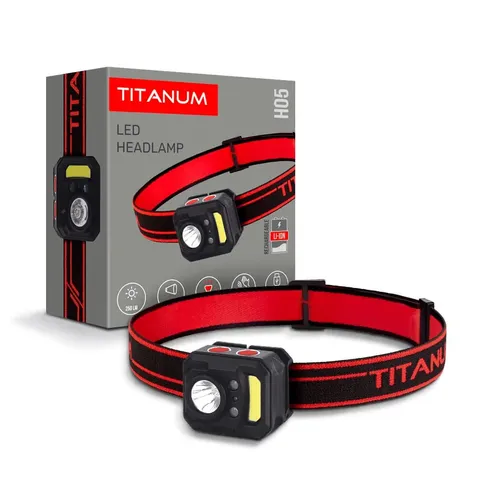 Налобний світлодіодний ліхтарик TITANUM TLF-H05 250Lm 6500K — фото 2