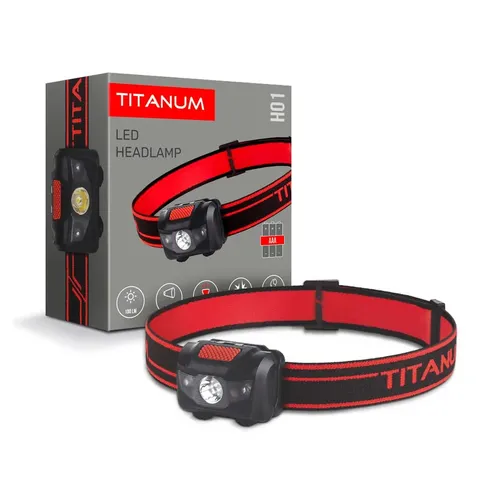 Налобний світлодіодний ліхтарик TITANUM TLF-H01 100Lm 6500K — фото 2