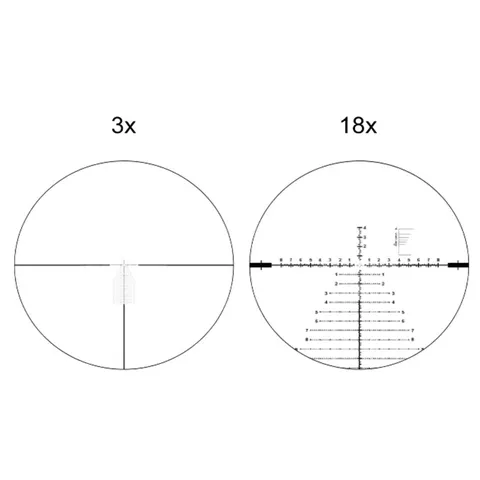Оптичний приціл Vector Optics Continental 3–18×50 FFP VEC-MBR, труба 34 мм, з підсвічуванням — фото 11