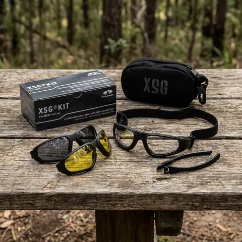 Окуляри захисні зі змінними лінзами Pyramex XSG Kit (змінні лінзи), Anti-Fog, Чорний