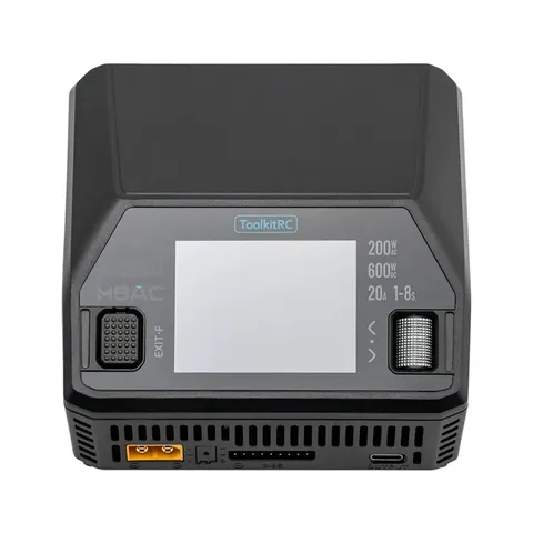 Зарядний пристрій ToolkitRC M8AC AC/DC 600W 20A | Балансир для LiPo 8S, NiMH, Pb акумуляторів — фото 2