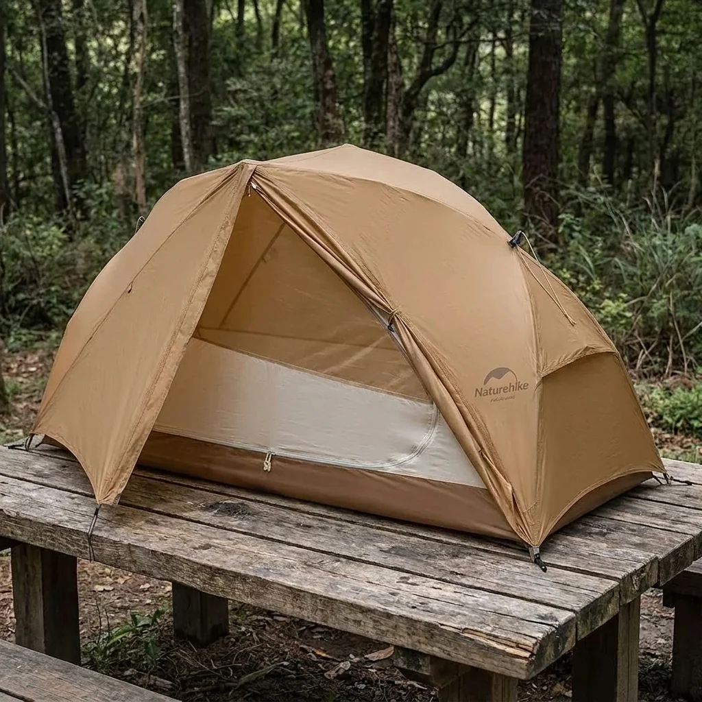 Одномісний коричневий намет Naturehike NH22ZP020