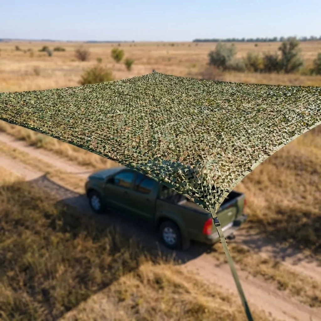 Літня маскувальна сітка Militex Листя 8х10м (площа 80 кв.м.)
