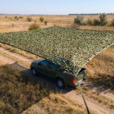 Літня маскувальна сітка Militex Листя 8х10м (площа 80 кв.м.)