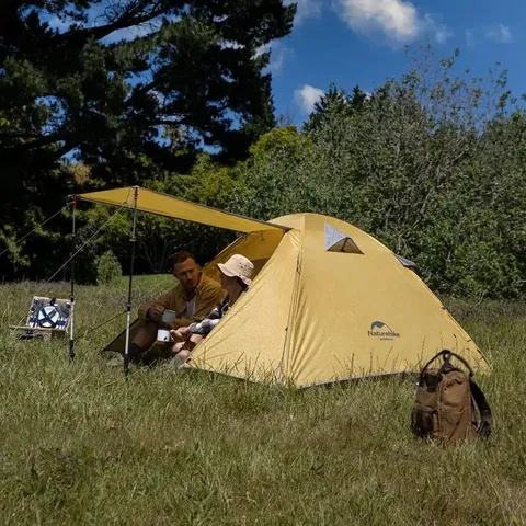 Намет двомісний Naturehike P-Series NH18Z022-P, 210T/65D, темний хакі — фото 6