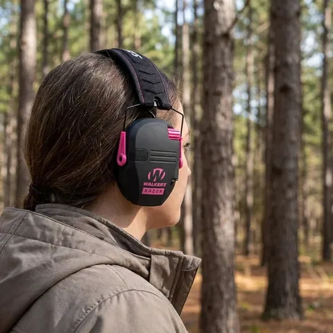 Активні стрілецькі навушники Walker’s Razor Pink (рожеві)
