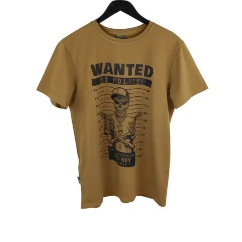 Футболка з принтом Wanted Bad Boy кулір шовкографія койот — фото 14
