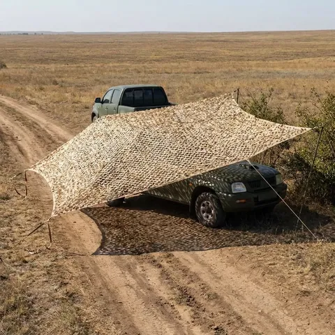 Антидронова маскувальна сітка Militex з основою Зимовий мультикам 3х2,5м (площа 7,5 кв.м.)