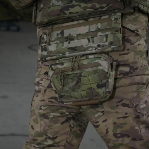 Комплект сумка-напашник M Мультикам + балістичним захистом 2 класу Cordura original USA Militex — фото 9