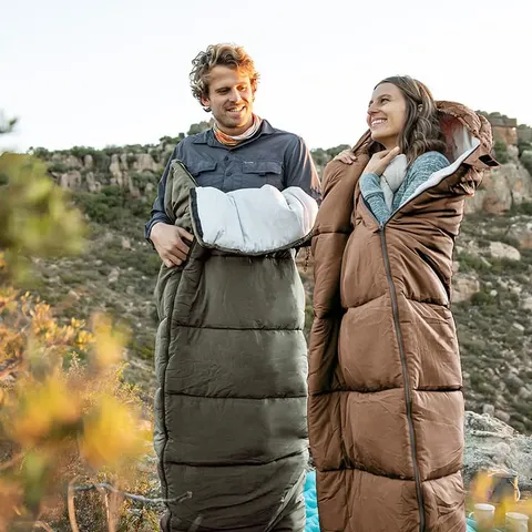 Спальник з капюшоном Naturehike U250S NH20MSD07, (0°C), лівий, темно-зелений — фото 8