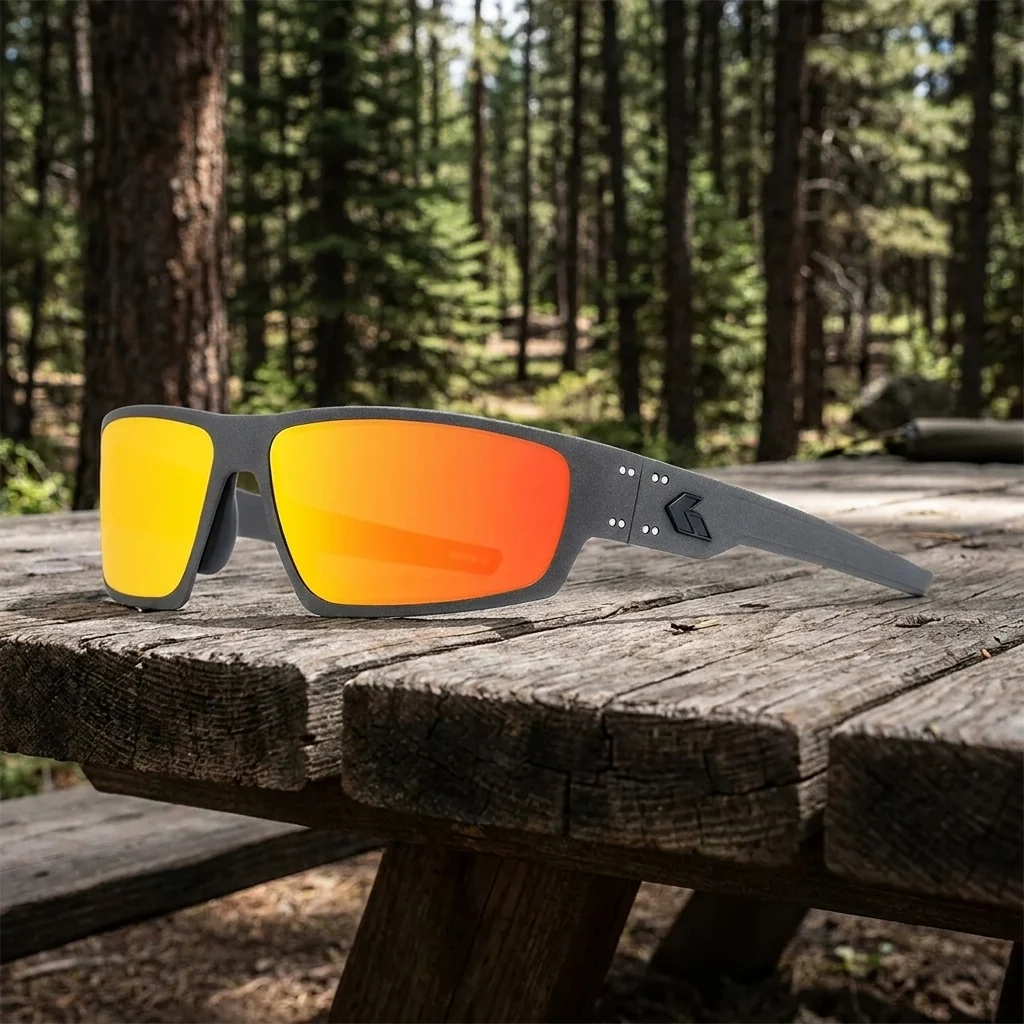 Захисні окуляри Gatorz Warhawk Sunburst Mirror, Digitally Optimized Polar (OPz), Graphite - GZ-15-180