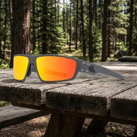 Захисні окуляри Gatorz Warhawk Sunburst Mirror, Digitally Optimized Polar (OPz), Graphite - GZ-15-180