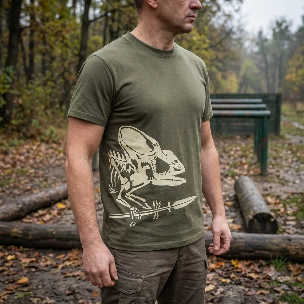 Футболка Helikon-Tex (Full Body Skeleton) - Olive Green
