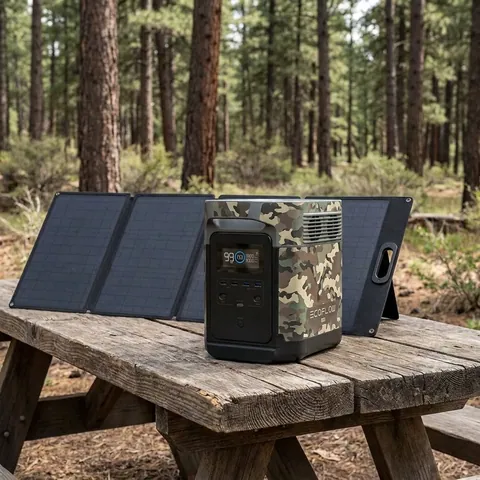 Комплект EcoFlow DELTA + 110W Solar Panel