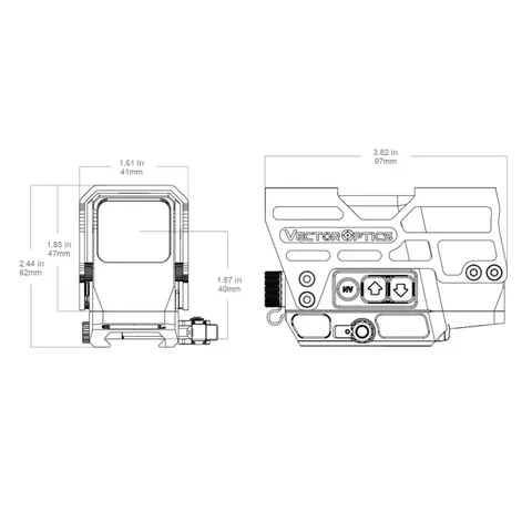 Приціл коліматорний Vector Optics Frenzy Plus 1x31x26 Multi-Reticle — фото 11