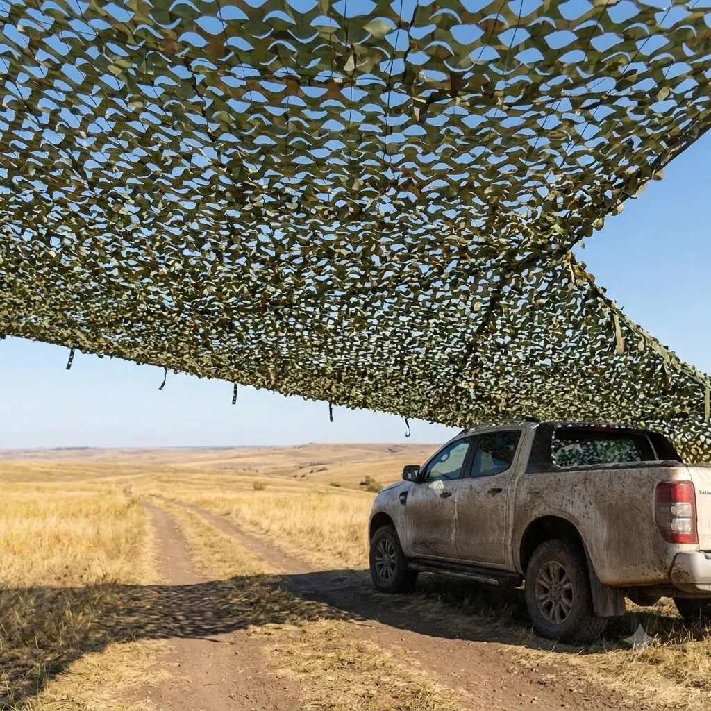 Літня маскувальна сітка Militex Листя 20х20 (площа 400 кв.м.)