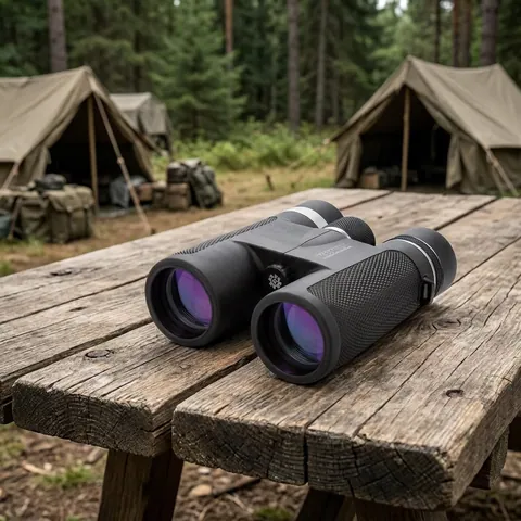 Бінокль Konus Woodland 8x42 (призми Вak-4, гумове покриття корпусу)