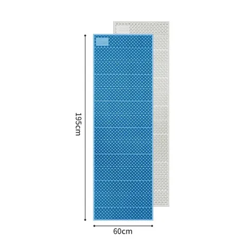 Килимок складаний IXPE Naturehike CNK2450WS044, алюмінієва плівка, 195x60х1,8 см, синій — фото 2