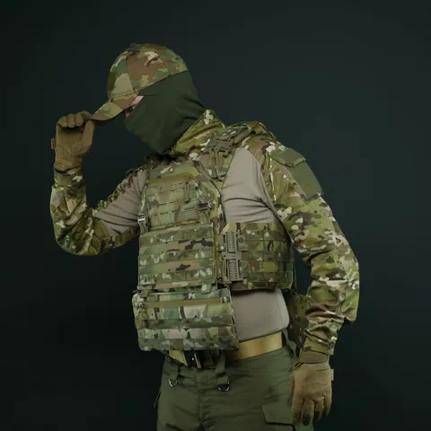 Захист живота Gen.2 з балістичним захистом 2 класу Militex Cordura original USA Мультикам — фото 8