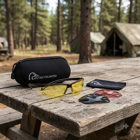 Окуляри захисні зі змінними лінзами Ducks Unlimited Ducab-2 shooting KIT (змінні лінзи), Anti-Fog