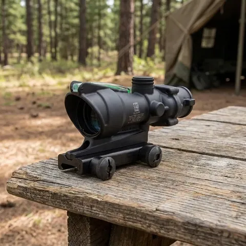 Приціл оптичний Trijicon ACOG 4x32 BAC Dual illum Green Chevron .223/5.56 BDC