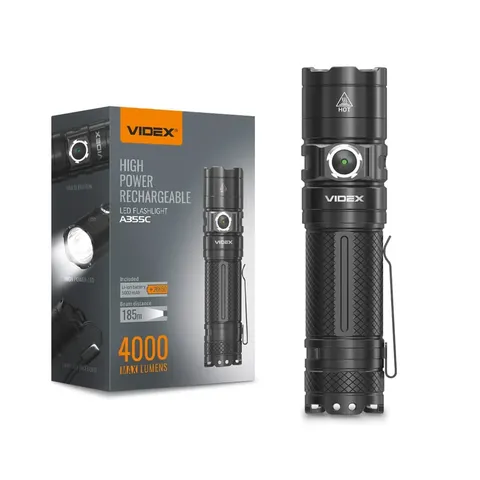 Портативний світлодіодний ліхтарик VIDEX VLF-A355C 4000Lm 5000K — фото 2
