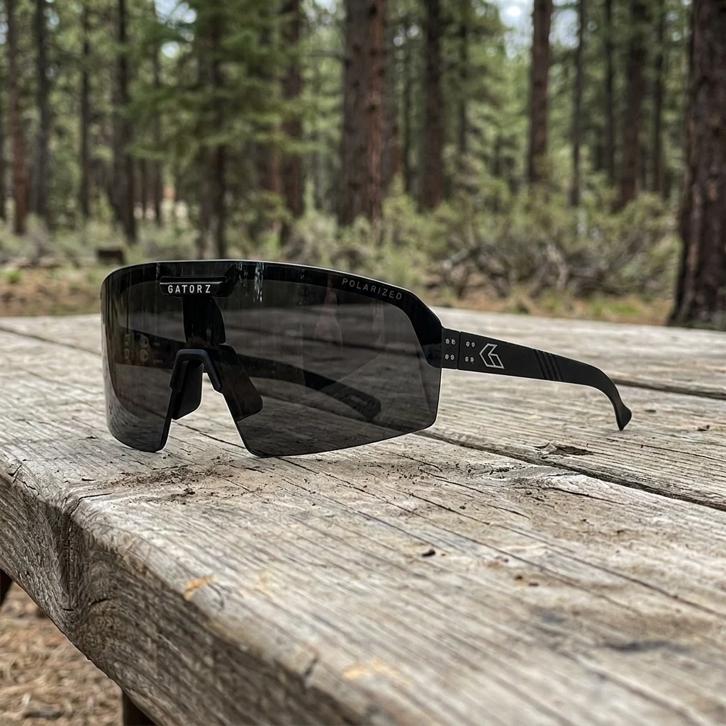 Захисні окуляри Gatorz Havok ANSI Z87.1+ Smoke Polarized w/Anti-Fog, Black Cerakote - GZ-13-047