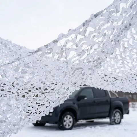 Зимова маскувальна сітка Militex Альпійська клякса 6х10м (площа 60 кв.м.) — фото 3