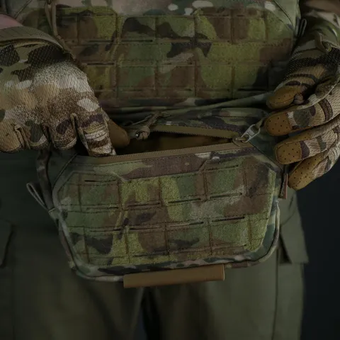 Комплект (захист живота + сумка) Militex Cordura original USA Мультикам розмір — фото 11
